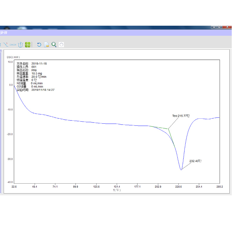 熔点仪测试材料熔融温度 熔融峰温Tpm 测熔点